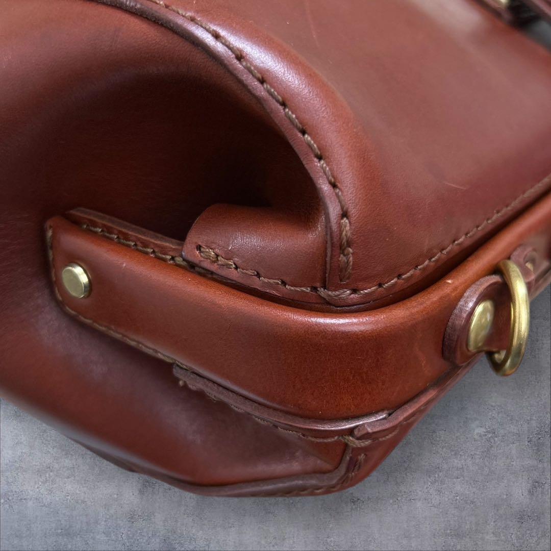 C332/HERZ ヘルツ バッグ ブラウン レザー 2way ビジネス