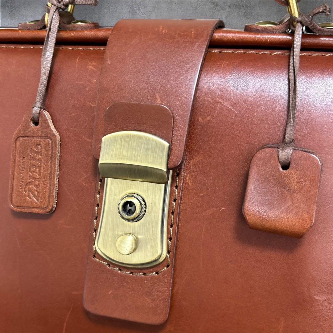 C332/HERZ ヘルツ バッグ ブラウン レザー 2way ビジネス