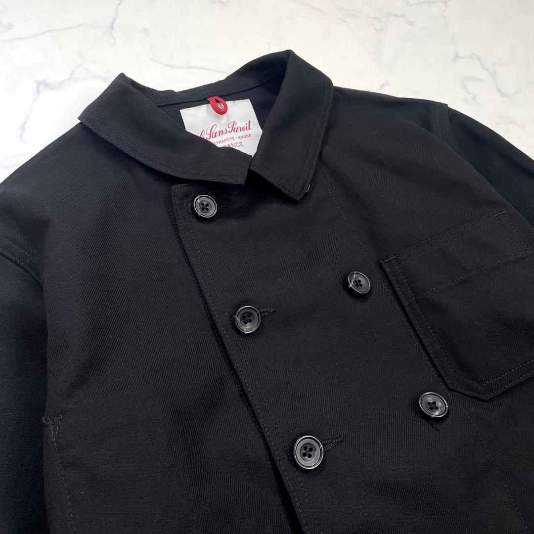 極美品　ルサンパレイユ　コットン　モールスキン　ダブル　カバーオール　36