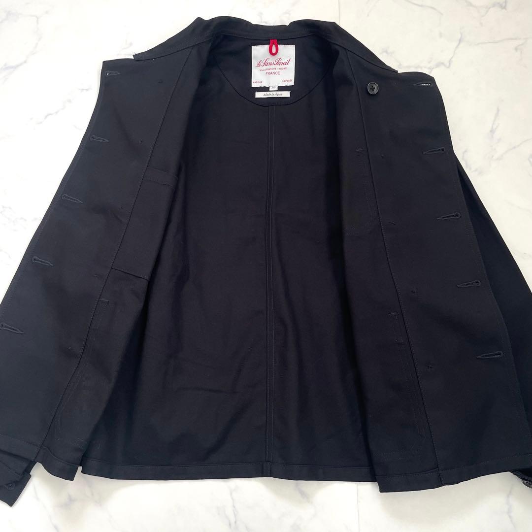 極美品　ルサンパレイユ　コットン　モールスキン　ダブル　カバーオール　36