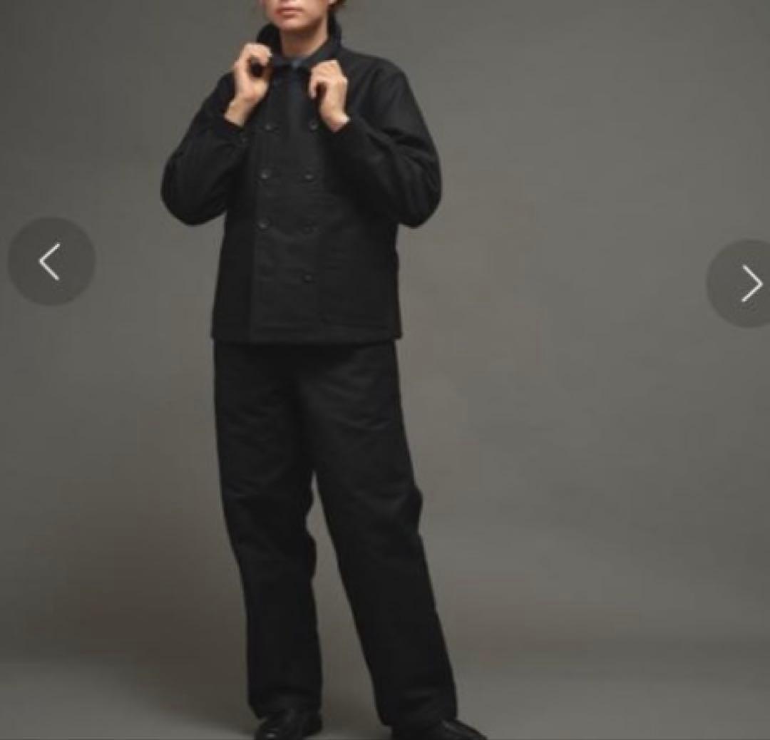 極美品　ルサンパレイユ　コットン　モールスキン　ダブル　カバーオール　36