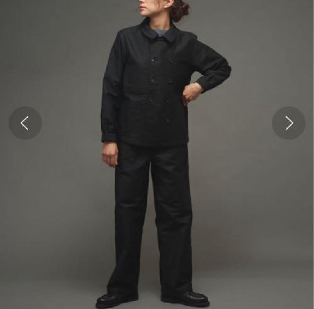 極美品　ルサンパレイユ　コットン　モールスキン　ダブル　カバーオール　36