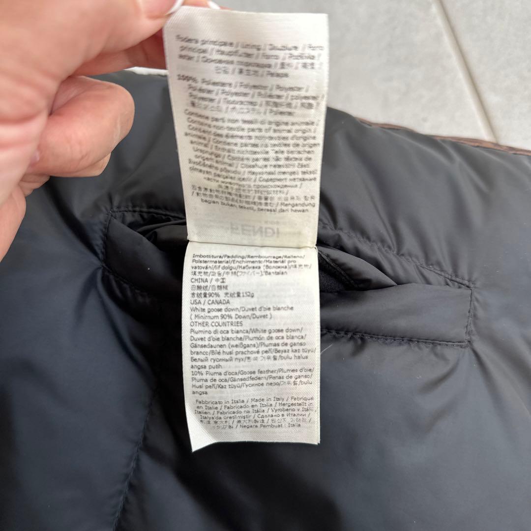 フェンディ　キッズ　ダウンベスト　リバーシブル　ジュニア　レディース　165