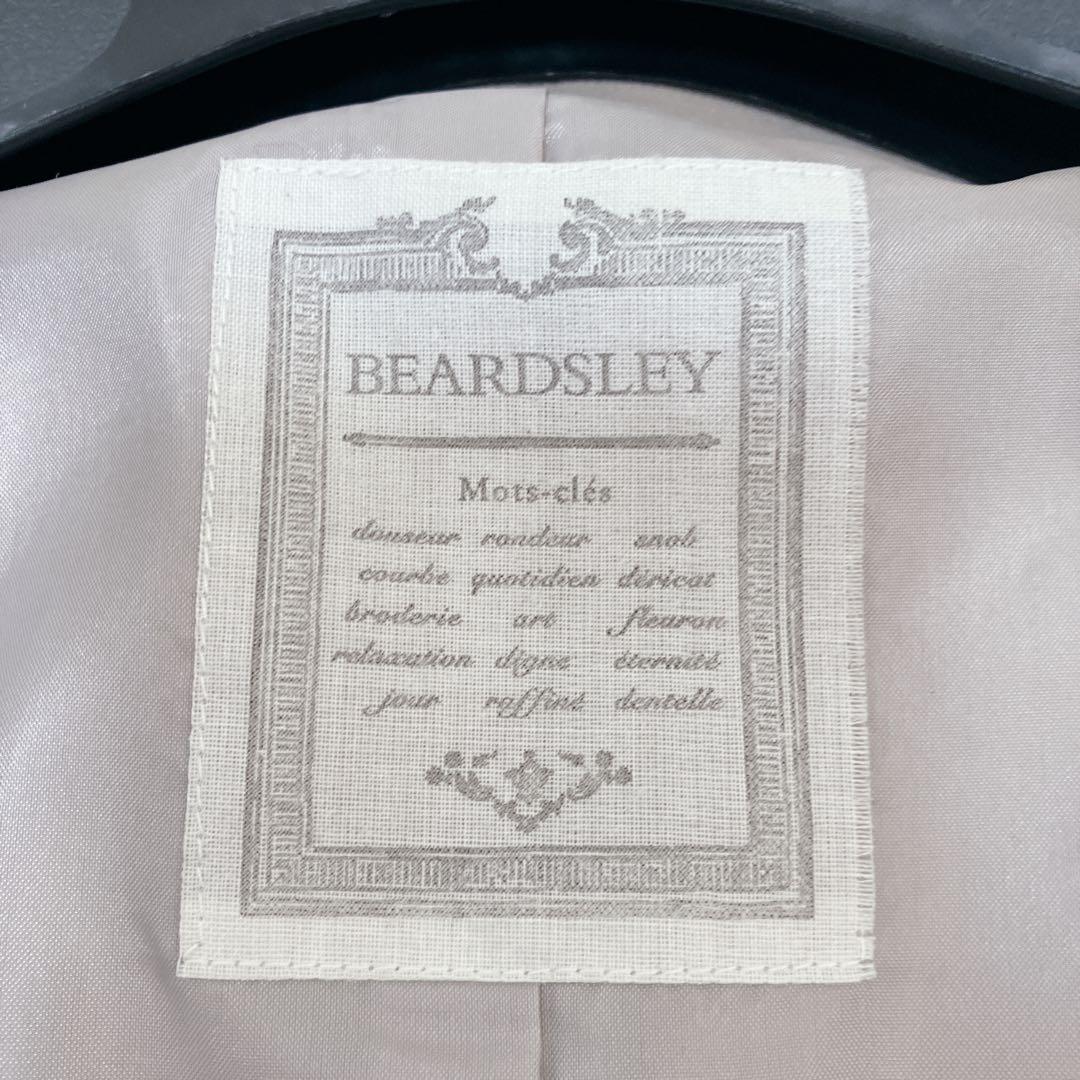 美品 近年モデル BEARDSLEY ダンボールマルコート ベージュ ノーカラー