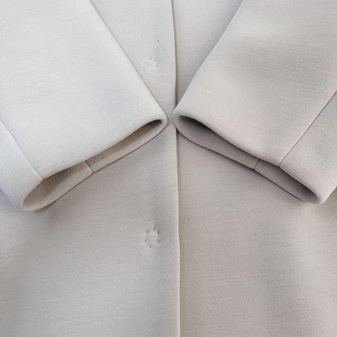 美品 近年モデル BEARDSLEY ダンボールマルコート ベージュ ノーカラー