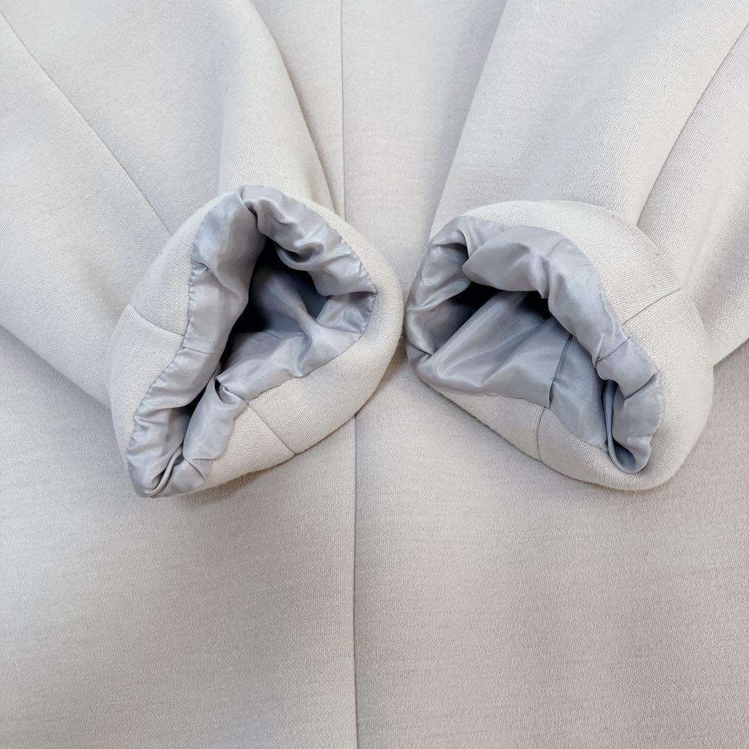 美品 近年モデル BEARDSLEY ダンボールマルコート ベージュ ノーカラー