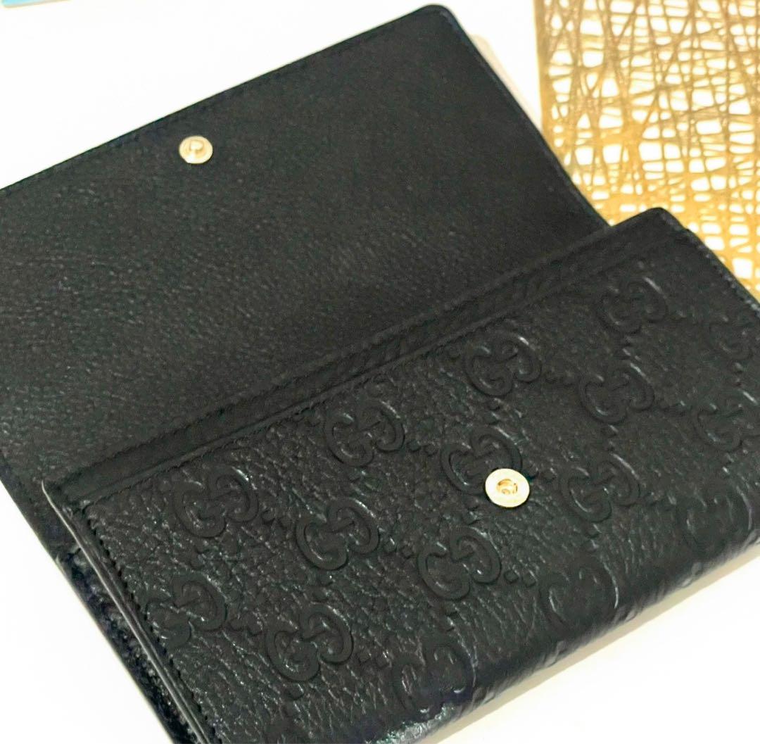 GUCCI GGエンブレム コンチネンタルウォレット