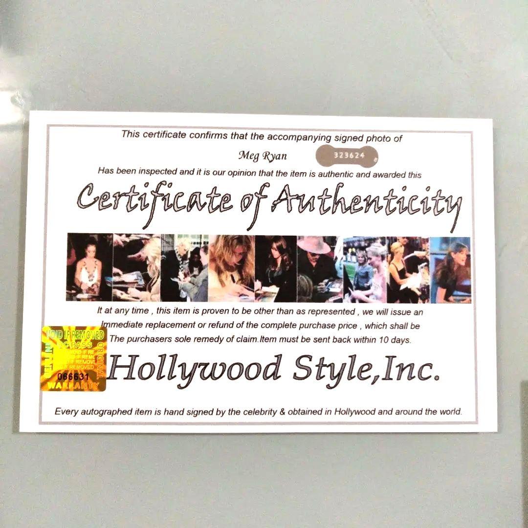 メグ・ライアン直筆サイン入り超 特大写真…Meg Ryan…