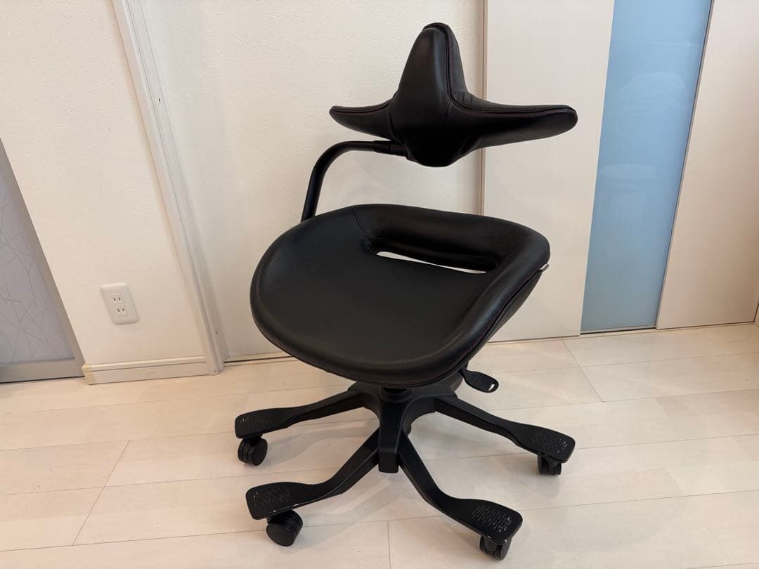 ウリドル iPole7 姿勢矯正チェア 本革【着払い】