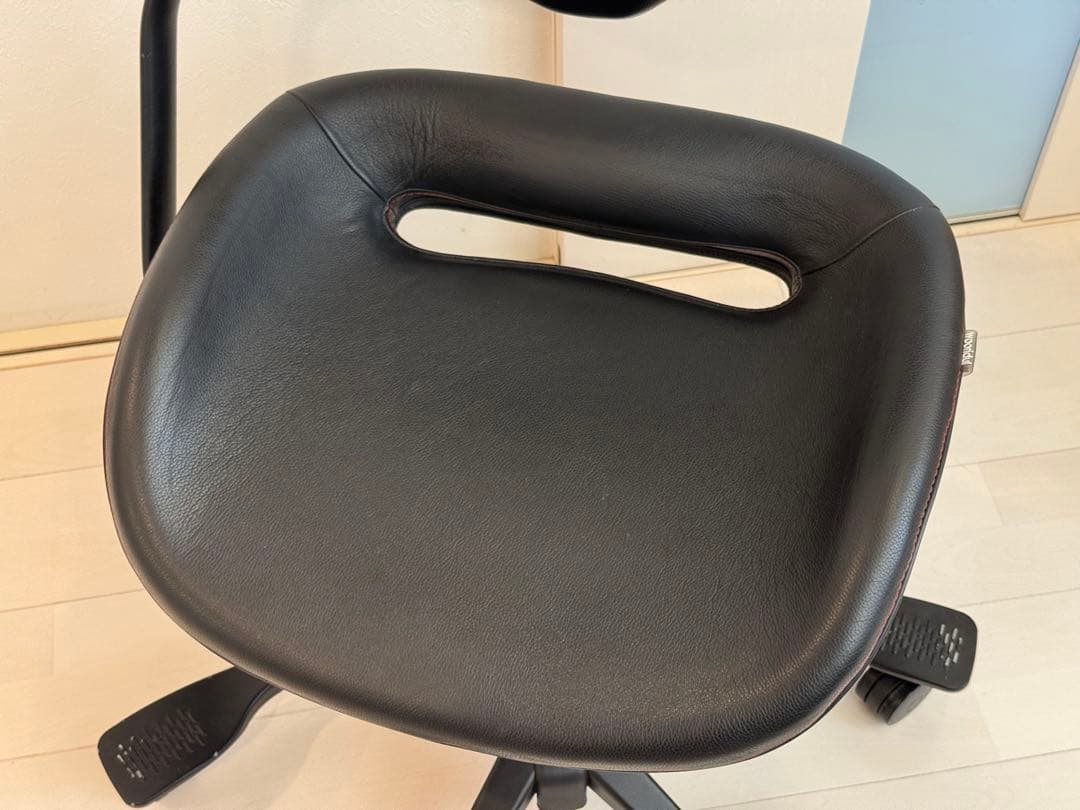 ウリドル iPole7 姿勢矯正チェア 本革【着払い】