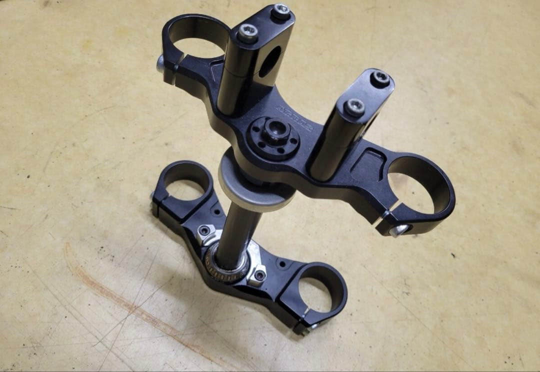 アグラス　KSR110 用　HRC RS125倒立フロントフォーク用アルミステム