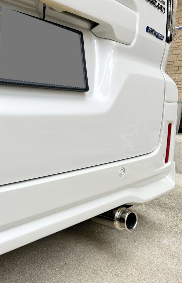 f.MK53S 54Sスペーシアカスタム(FF,NA)用マフラーカッター軽自動車