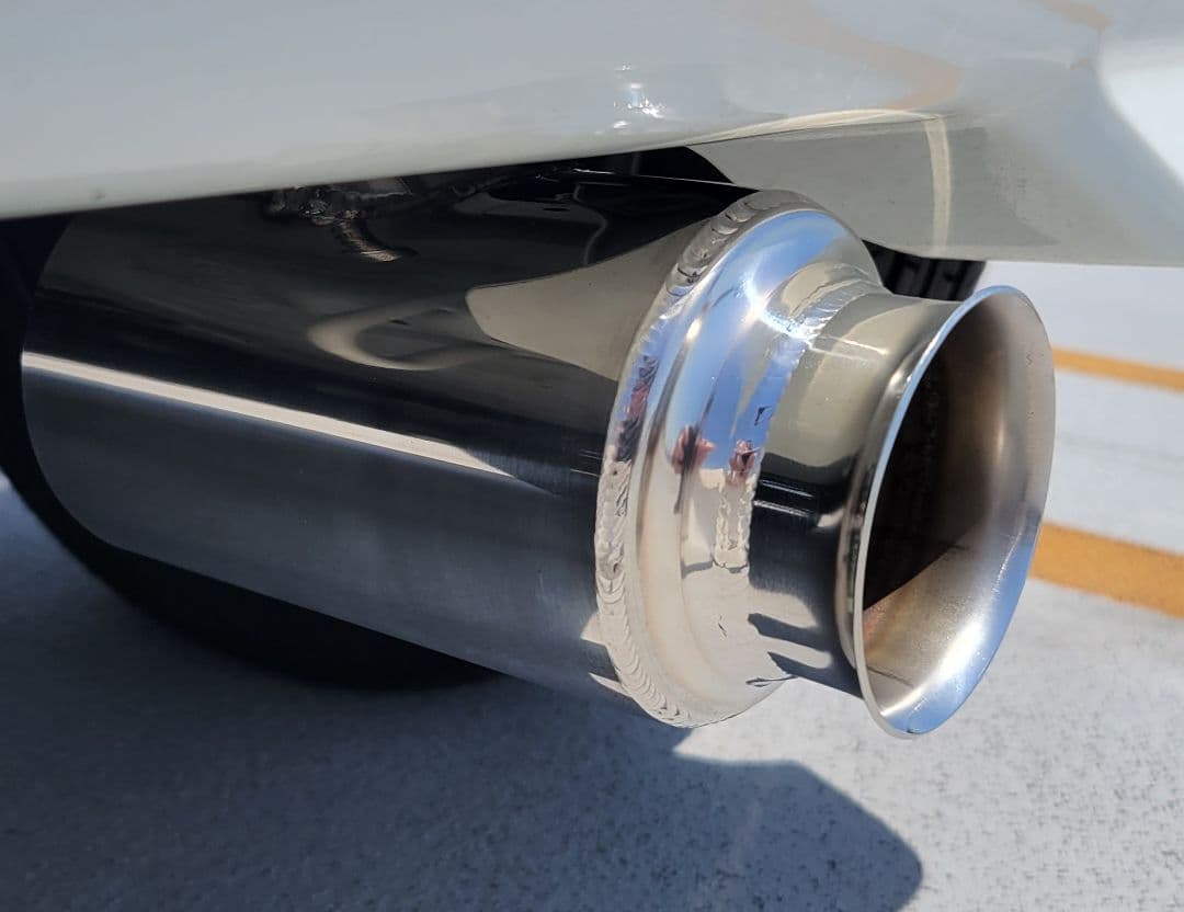 f.MK53S 54Sスペーシアカスタム(FF,NA)用マフラーカッター軽自動車