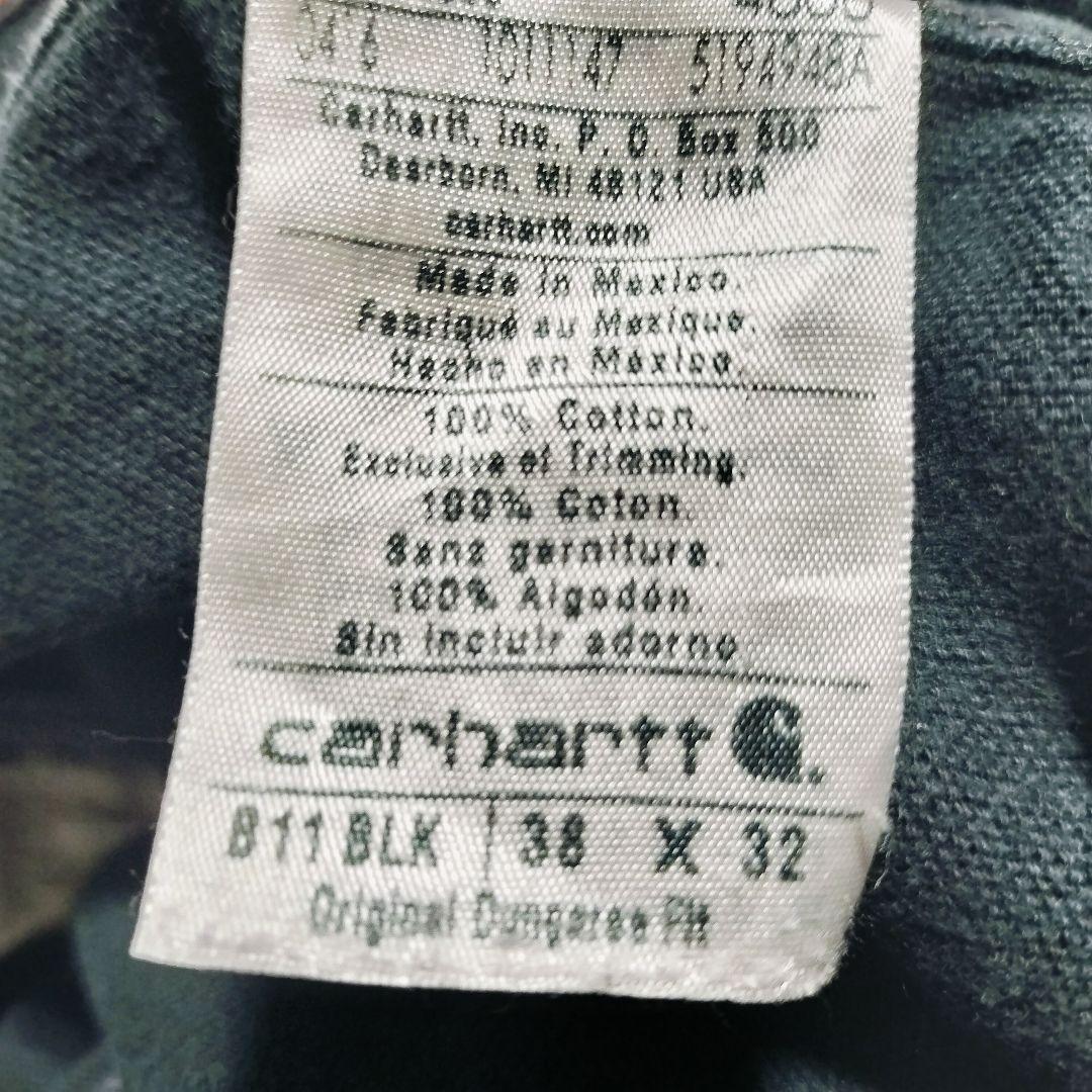 d*s様 カーハート　ペインターパンツ　38×32　ダックパンツ　ブラック　黒