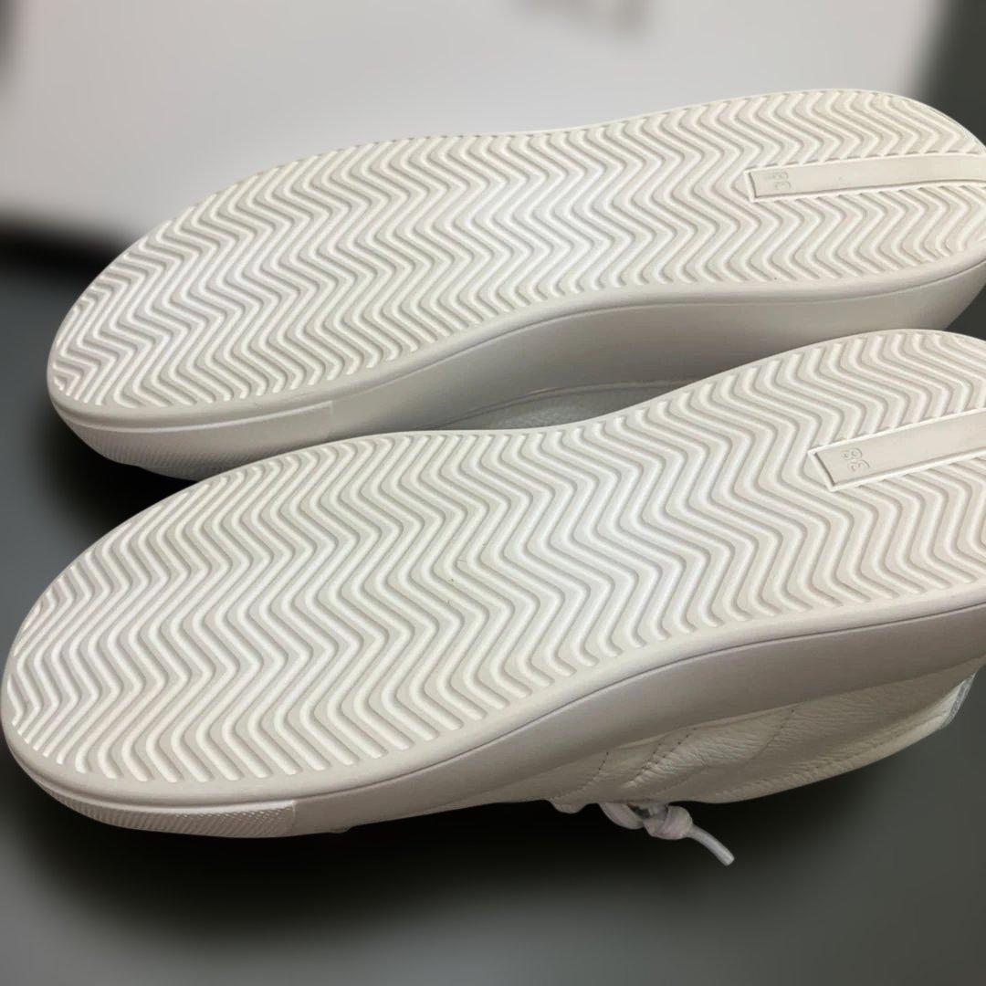 【新品】nouer リアルレザー スニーカー　38 (24cm)