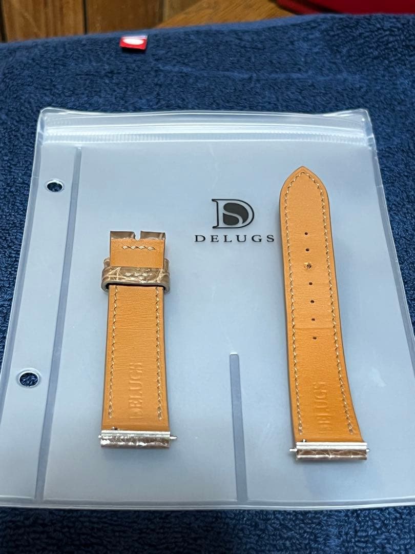 期間限定値下げ　サントスデュモン lm替ストラップ2セット　ブラックラッカー