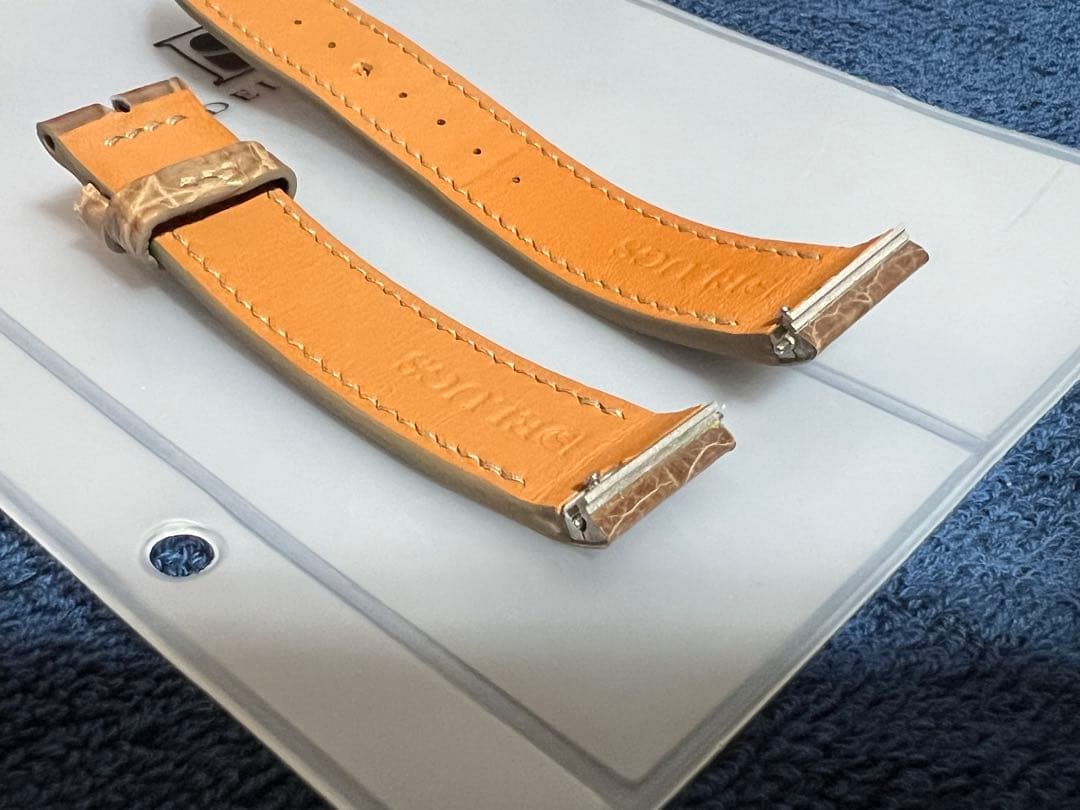 期間限定値下げ　サントスデュモン lm替ストラップ2セット　ブラックラッカー