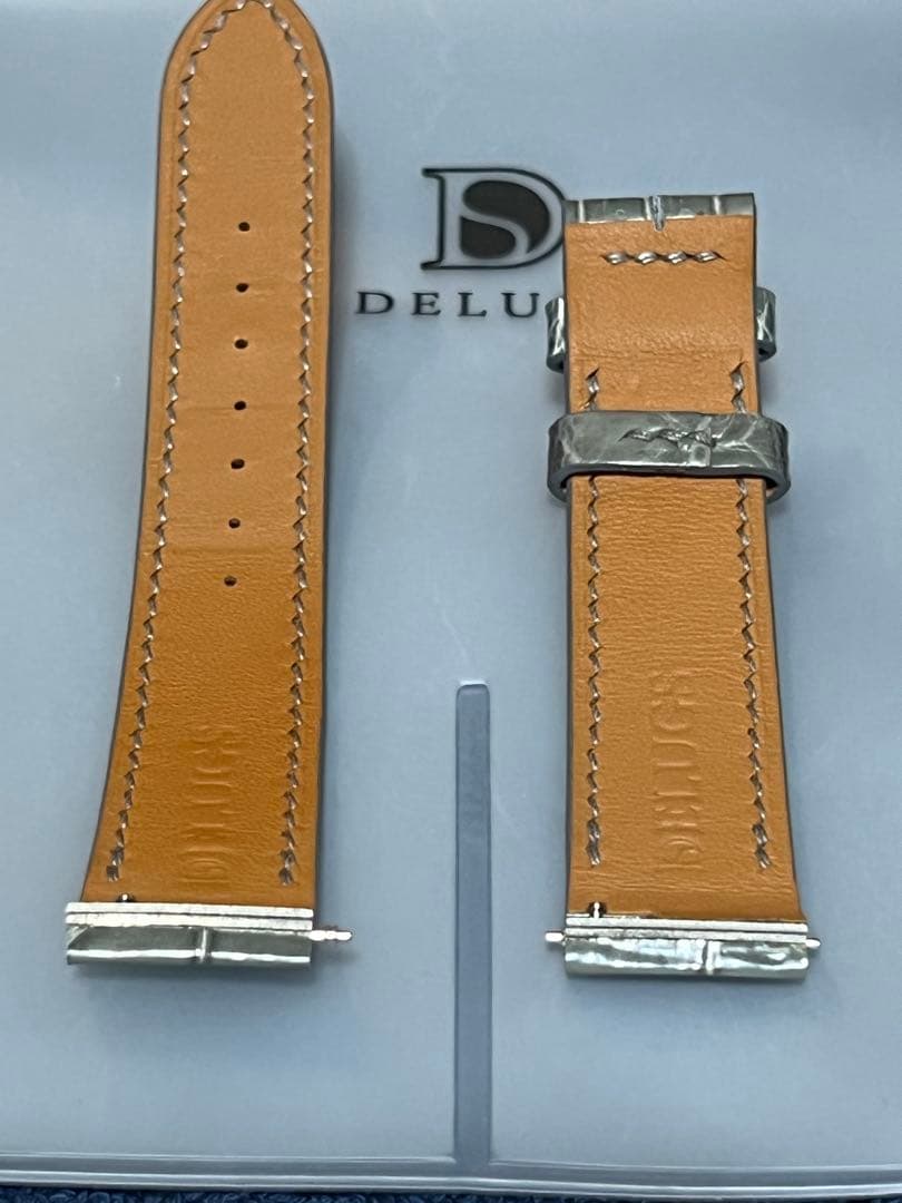 期間限定値下げ　サントスデュモン lm替ストラップ2セット　ブラックラッカー