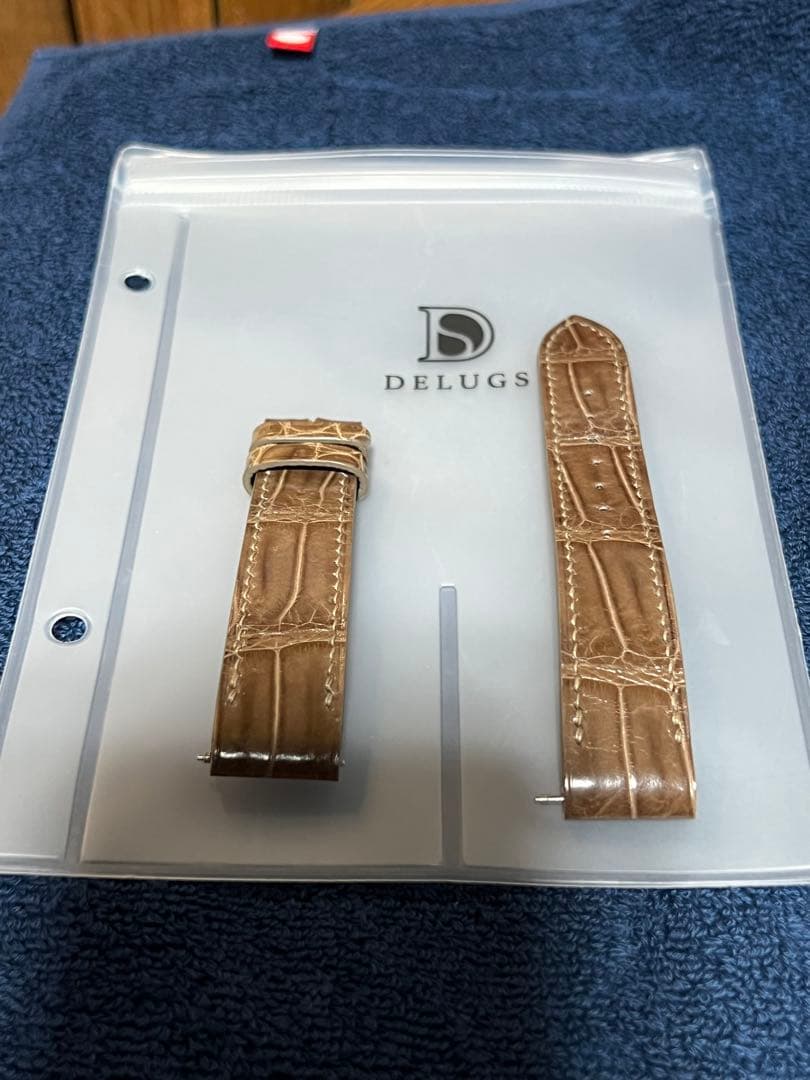 期間限定値下げ　サントスデュモン lm替ストラップ2セット　ブラックラッカー