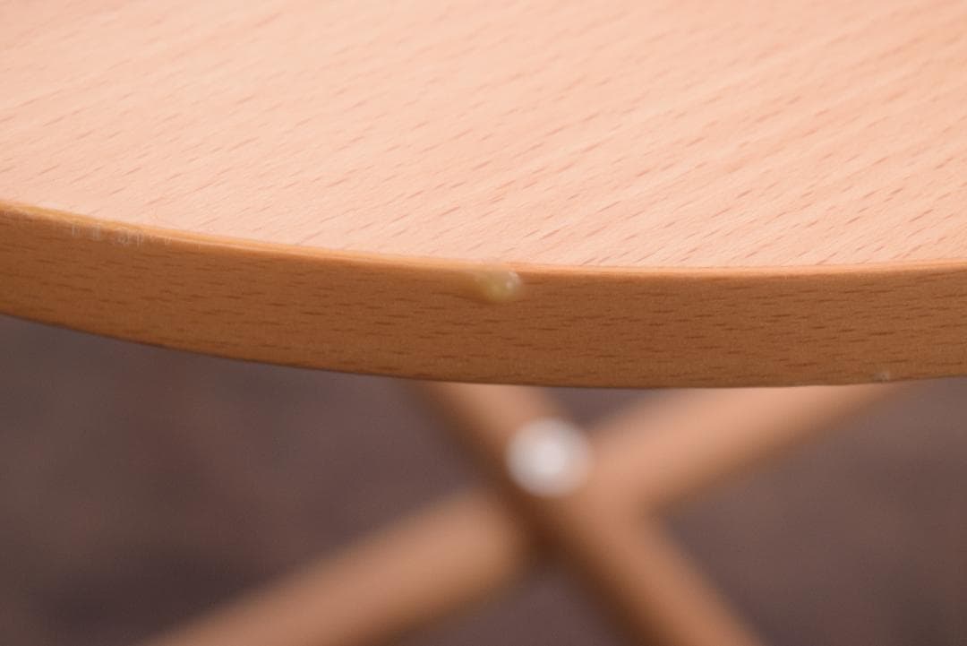 無印良品/良品計画/MUJI ブナ材サイドテーブル ラウンド/丸a