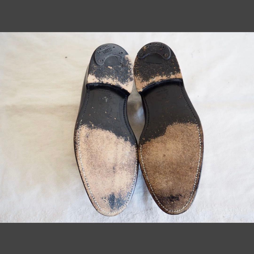 靴 Alden 660 Black Tassle Loafers US81/2