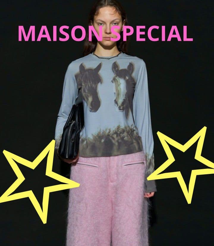 【MAISONSPECIAL】ツインホーススキントップ【新作】