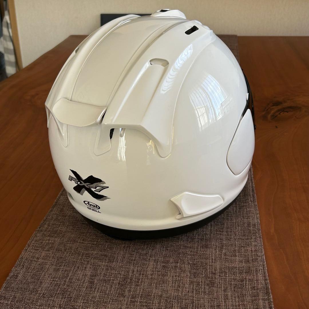 【美品】Arai RX-7X ホワイトXL 新品クリアシールド付き