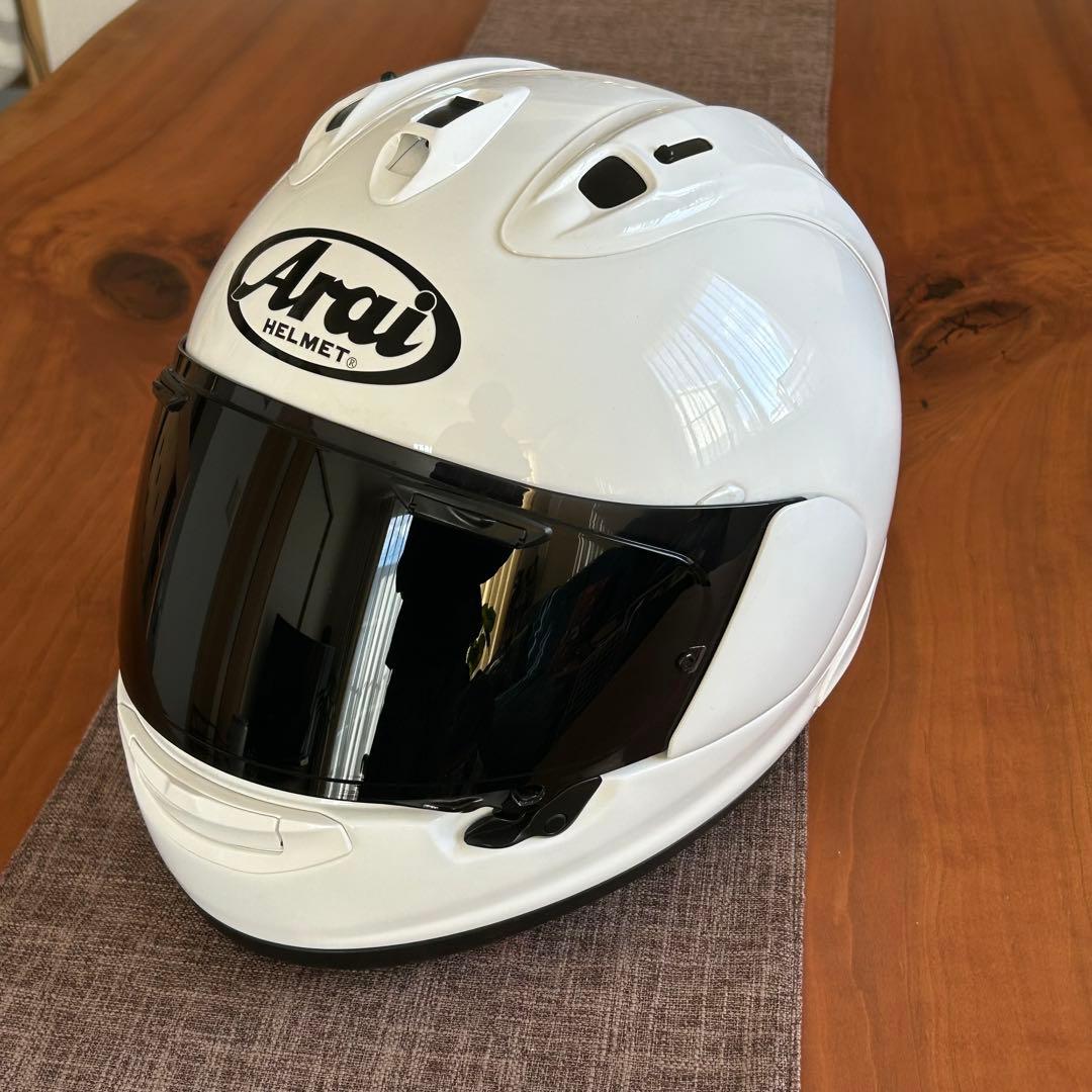 【美品】Arai RX-7X ホワイトXL 新品クリアシールド付き