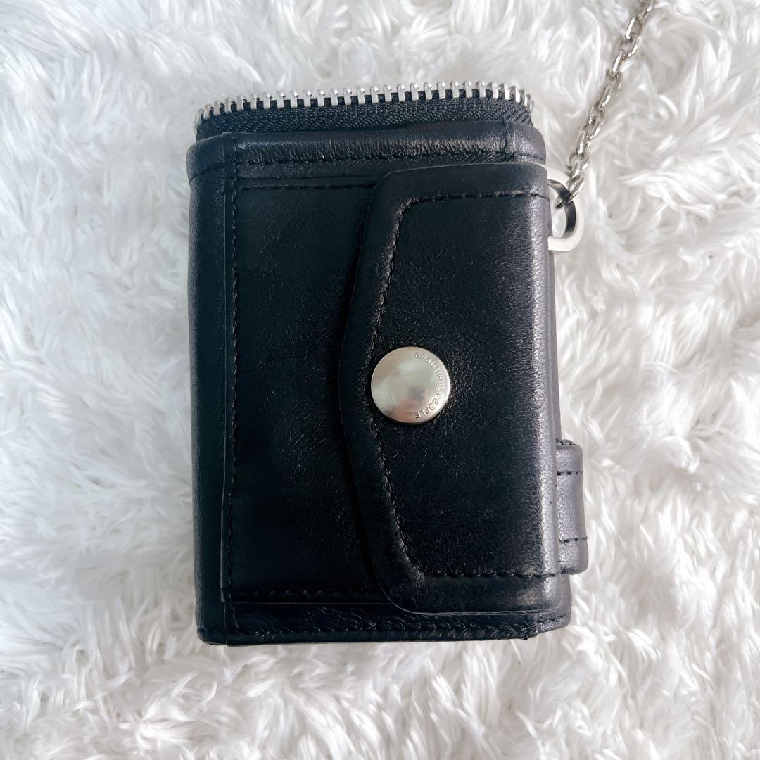 極美品✨beautiful people riders petit wallet