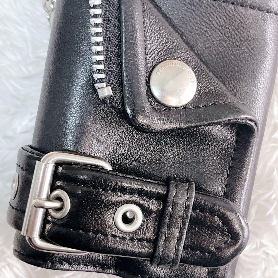 極美品✨beautiful people riders petit wallet