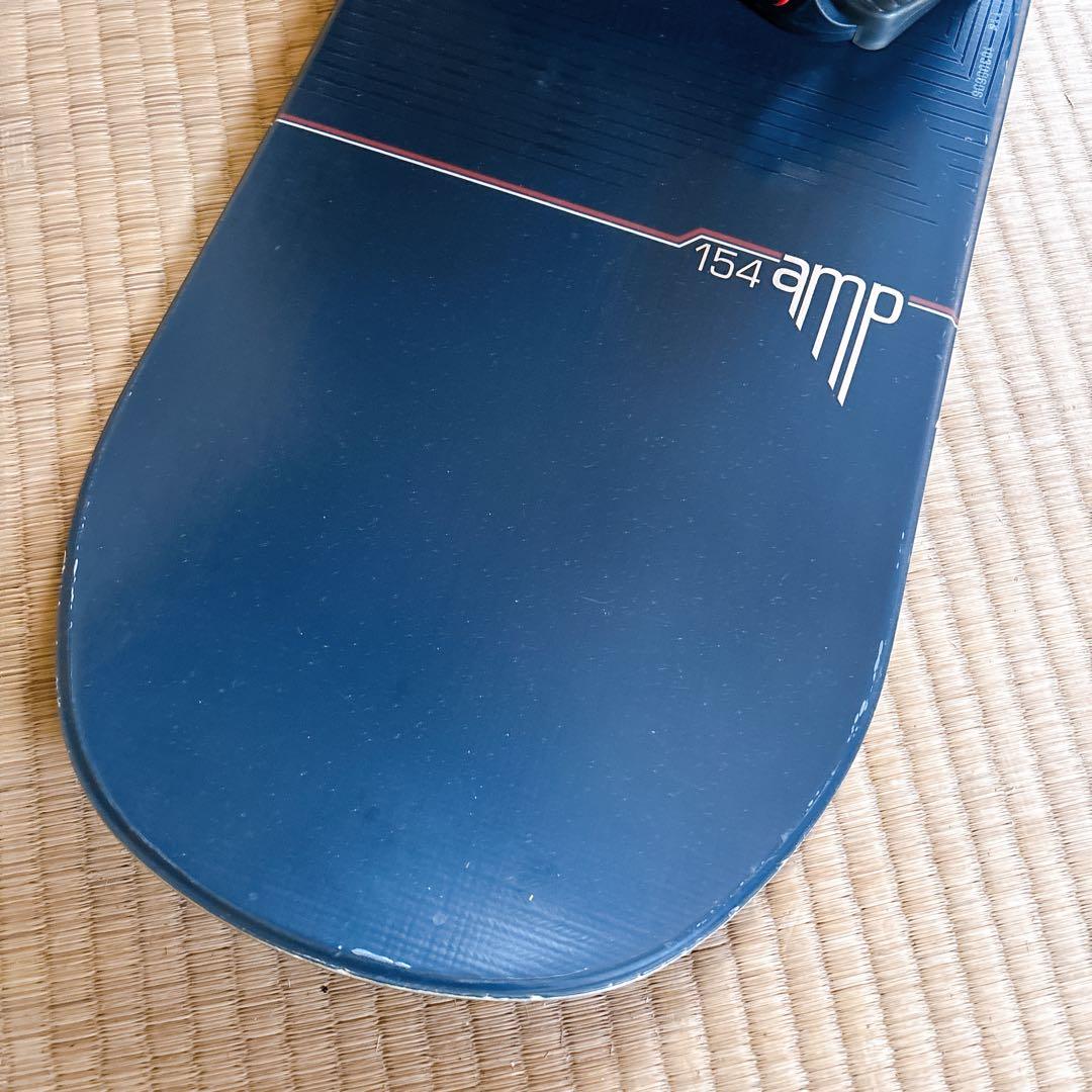 SALOMON サロモン amp スノーボード 154cm ビンディング付き