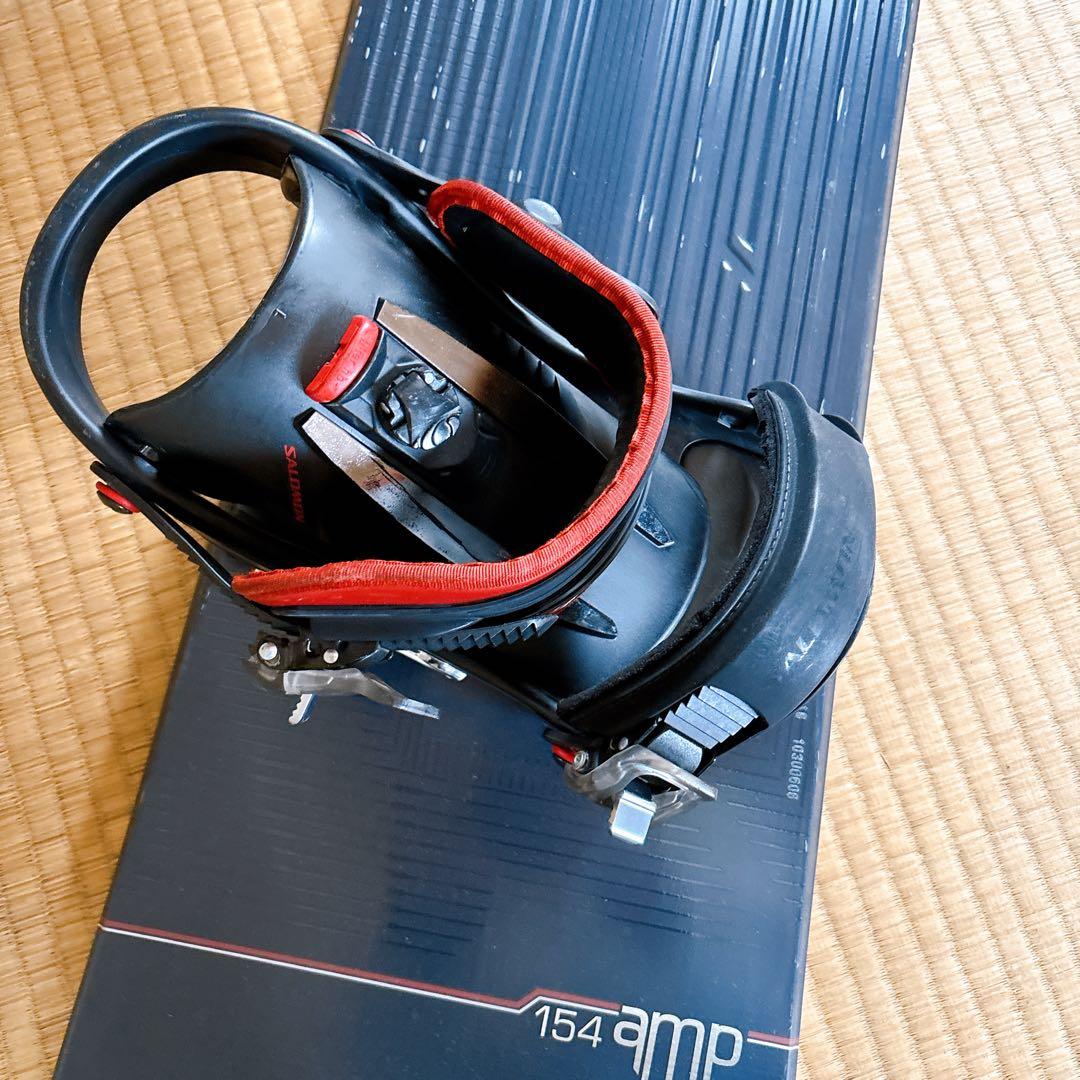 SALOMON サロモン amp スノーボード 154cm ビンディング付き