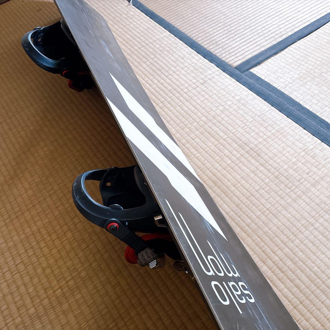 SALOMON サロモン amp スノーボード 154cm ビンディング付き