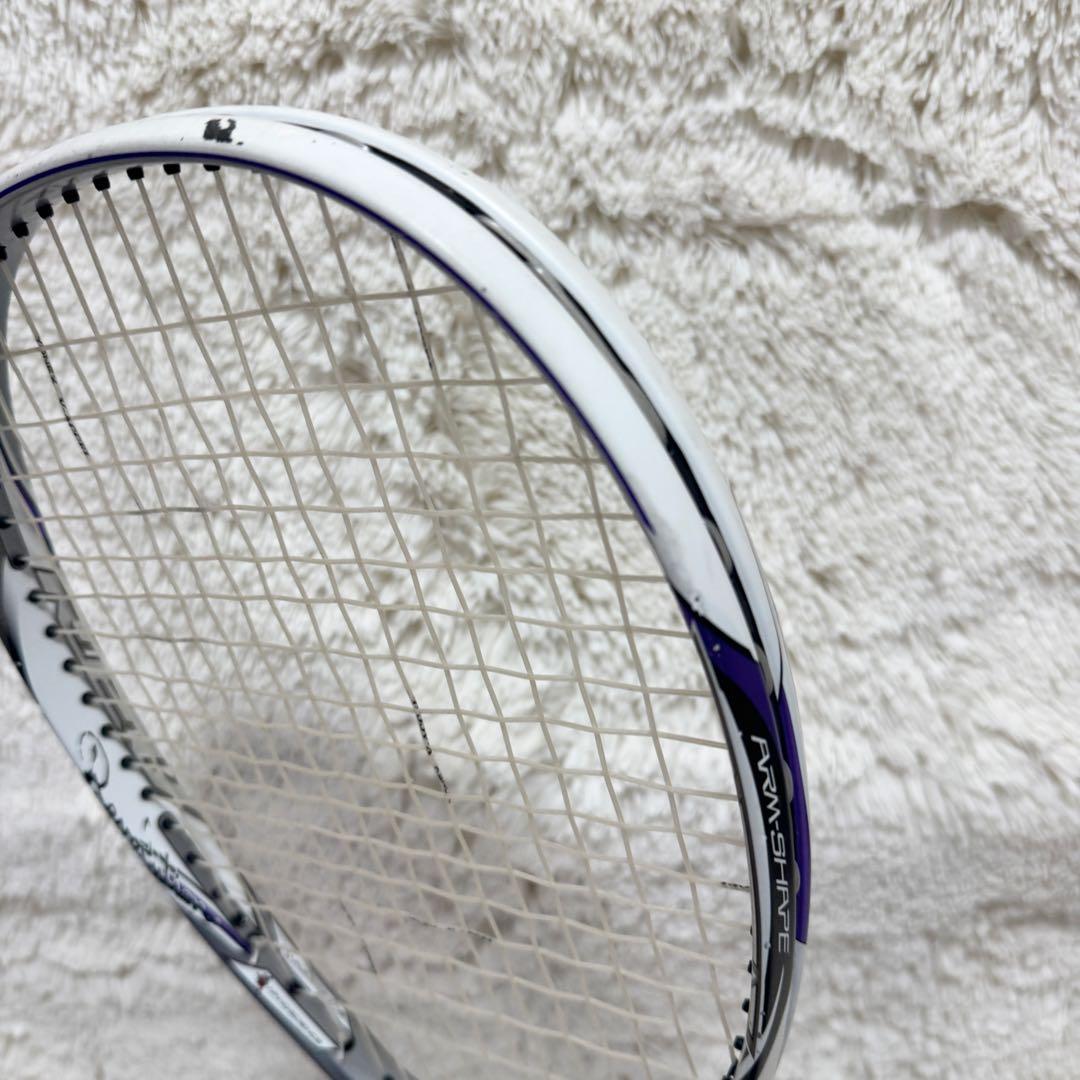 ナノフォース　8v ソフトテニス　ラケット　レボ　パープル