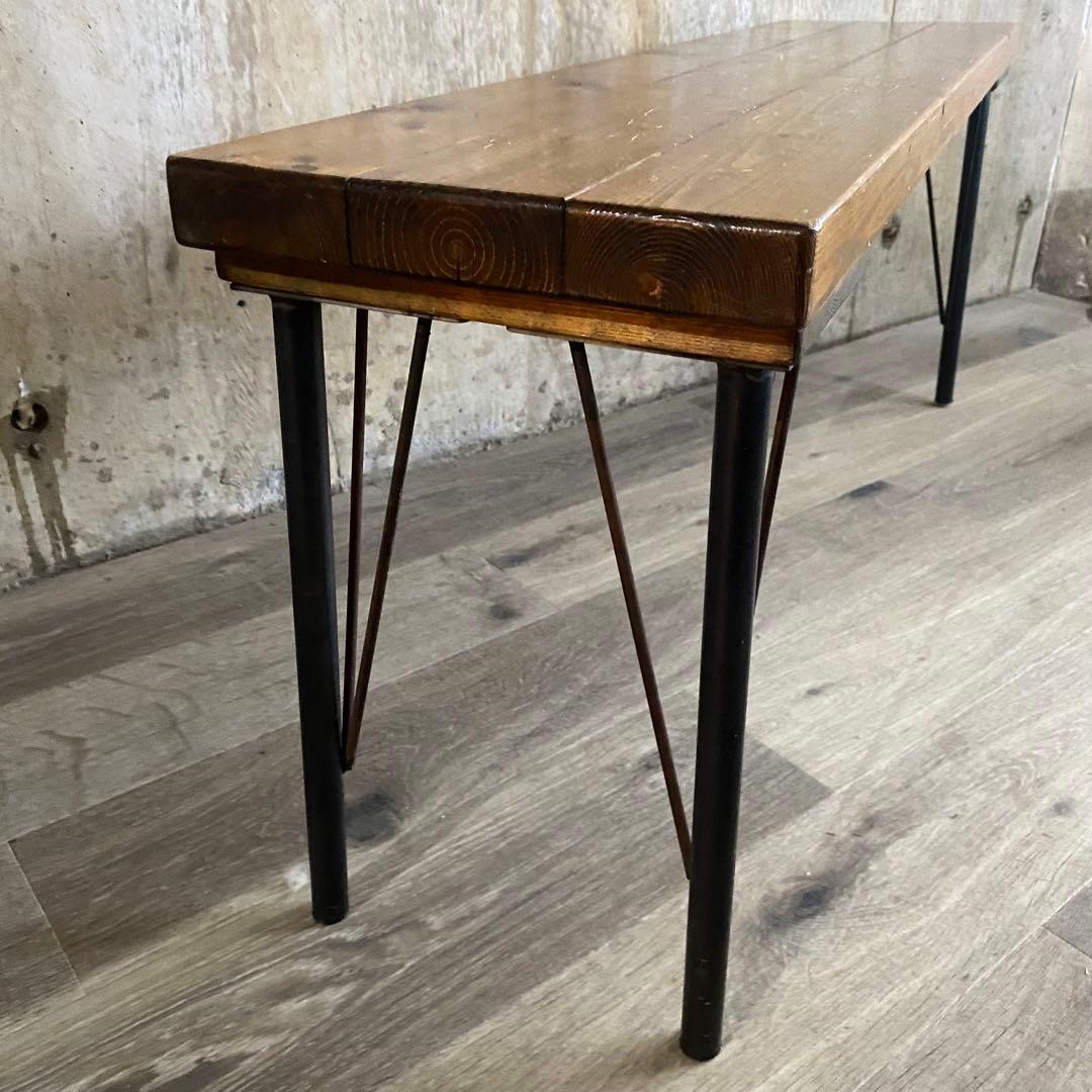 インダストリアル　ベンチ　長椅子　レトロ