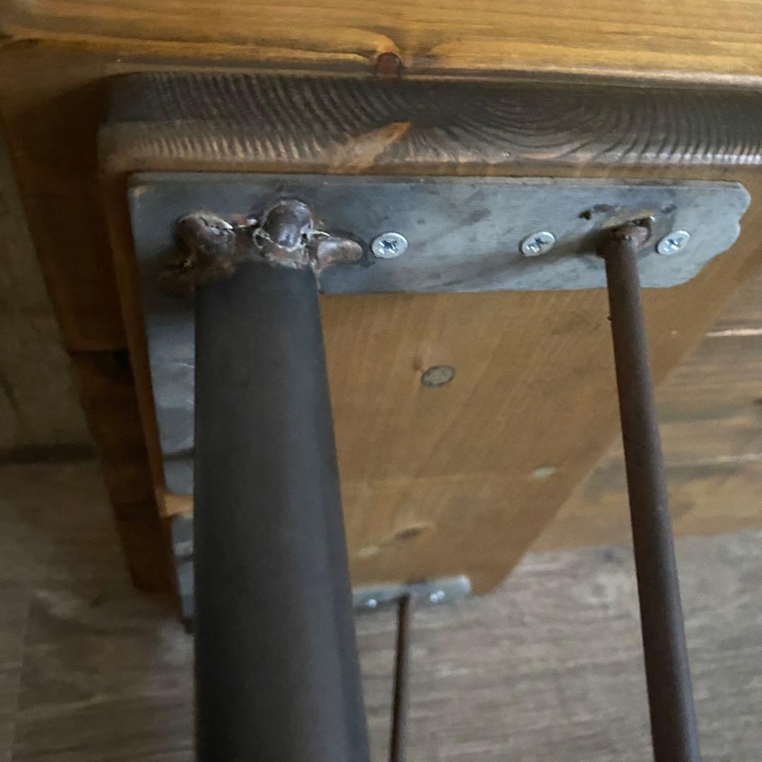 インダストリアル　ベンチ　長椅子　レトロ