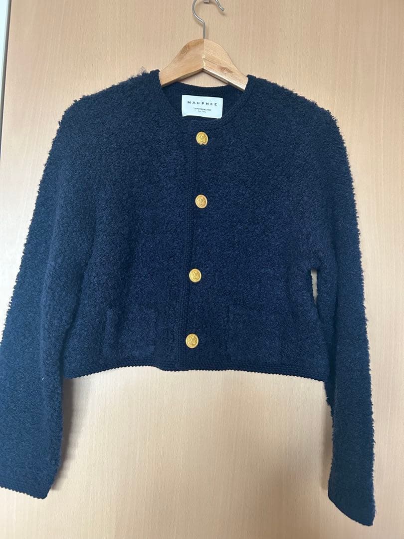 トゥモローランド　未使用　ネイビー　ショート丈　ジャケット　匿名配送