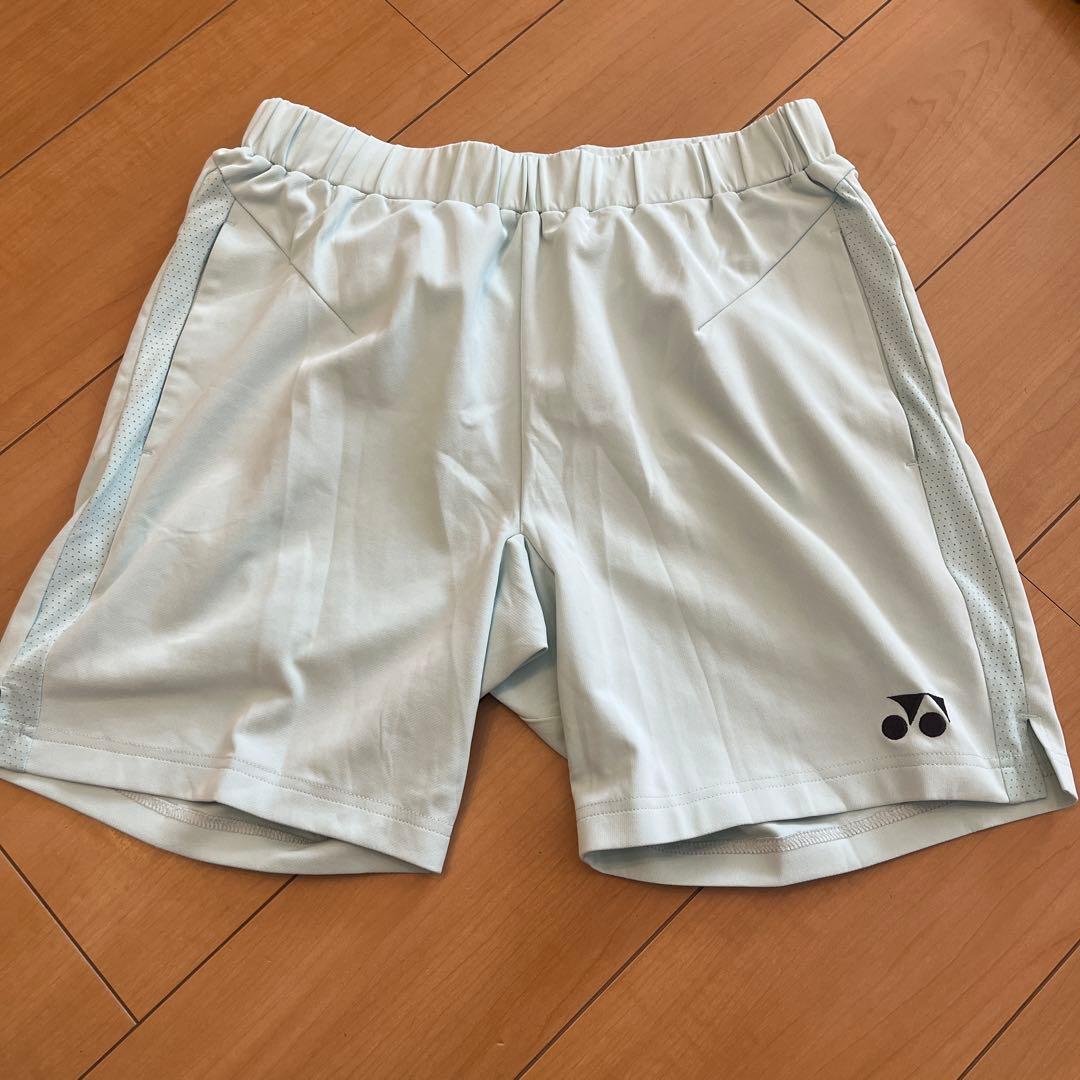 YONEX Tシャツ ハーフパンツ　水色　上下セット　ゲームシャツ