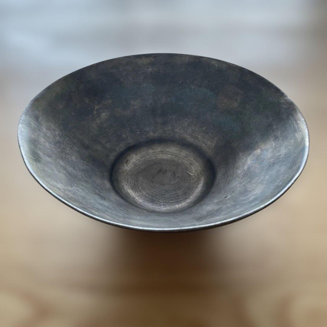 【マル⓪⑩】 銀彩ピューターイタリアボウル M＋イタリアボウルS 白マット