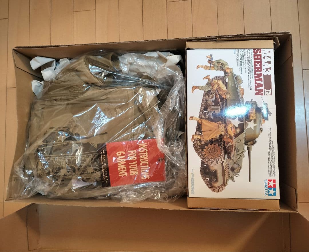 【お宝】リアルマッコイズ × TAMIYA タンカースジャケット プラモデル付