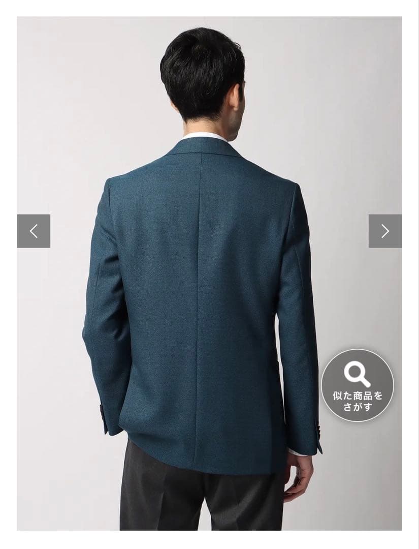 ユニバーサルランゲージ　ジャケット　CANONICO ウールメッシュ　通年