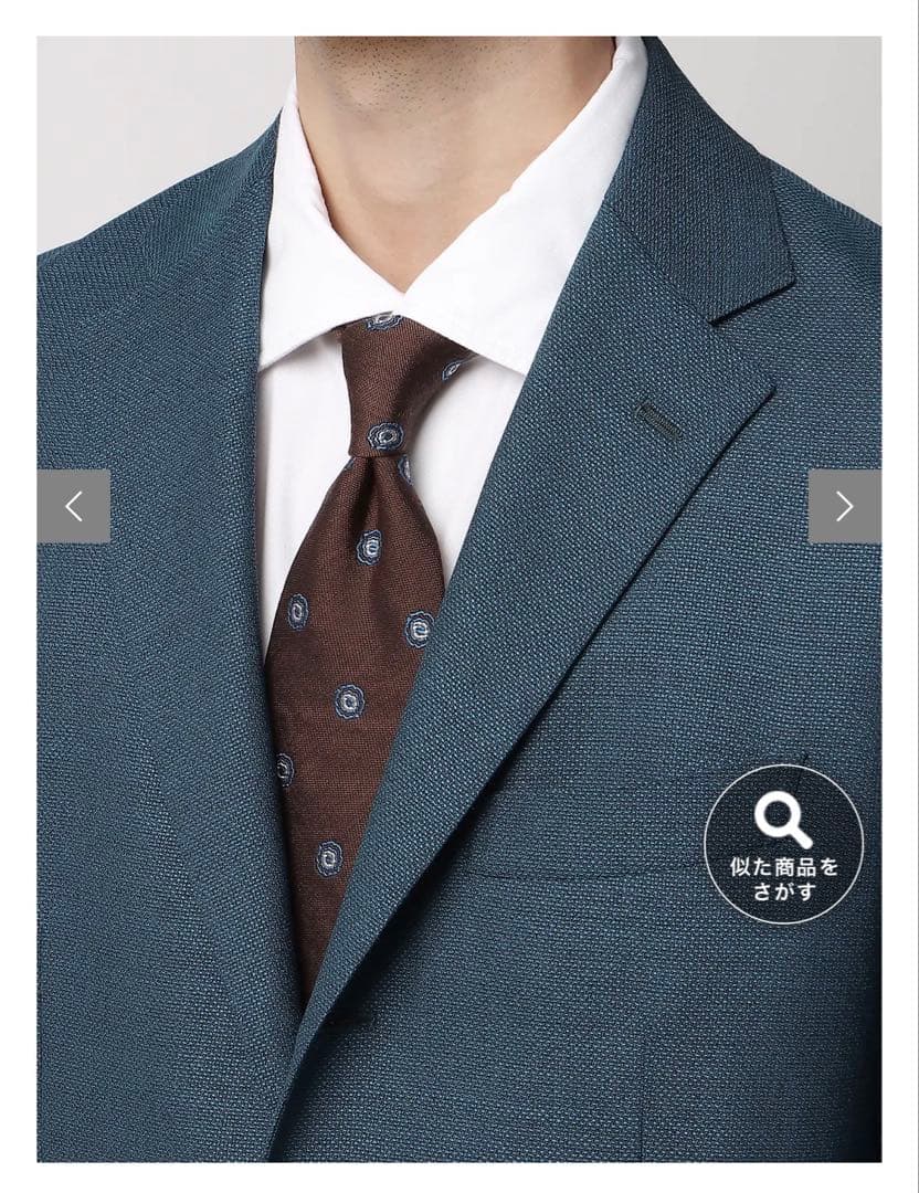 ユニバーサルランゲージ　ジャケット　CANONICO ウールメッシュ　通年