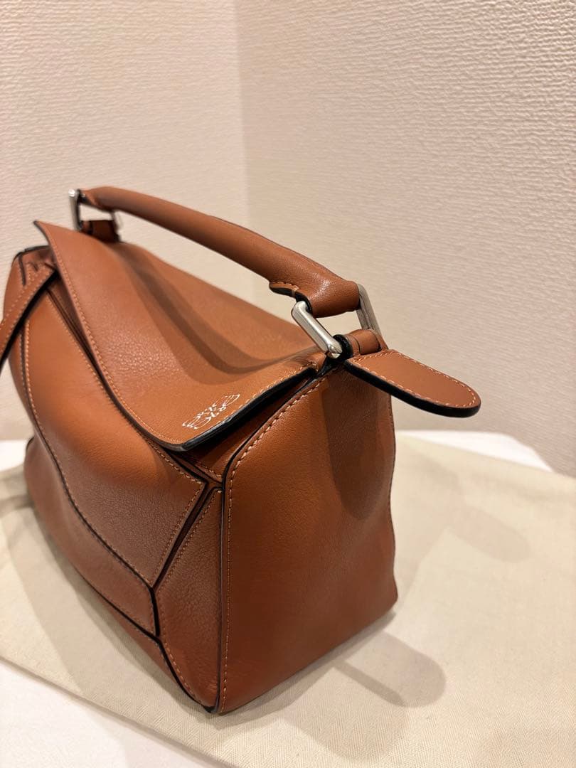 LOEWE ロエベ　パズルバッグ　スモール　タン
