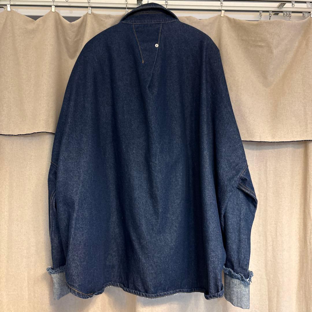 Knuth Marf デニムオーバーシャツジャケット　インディゴ