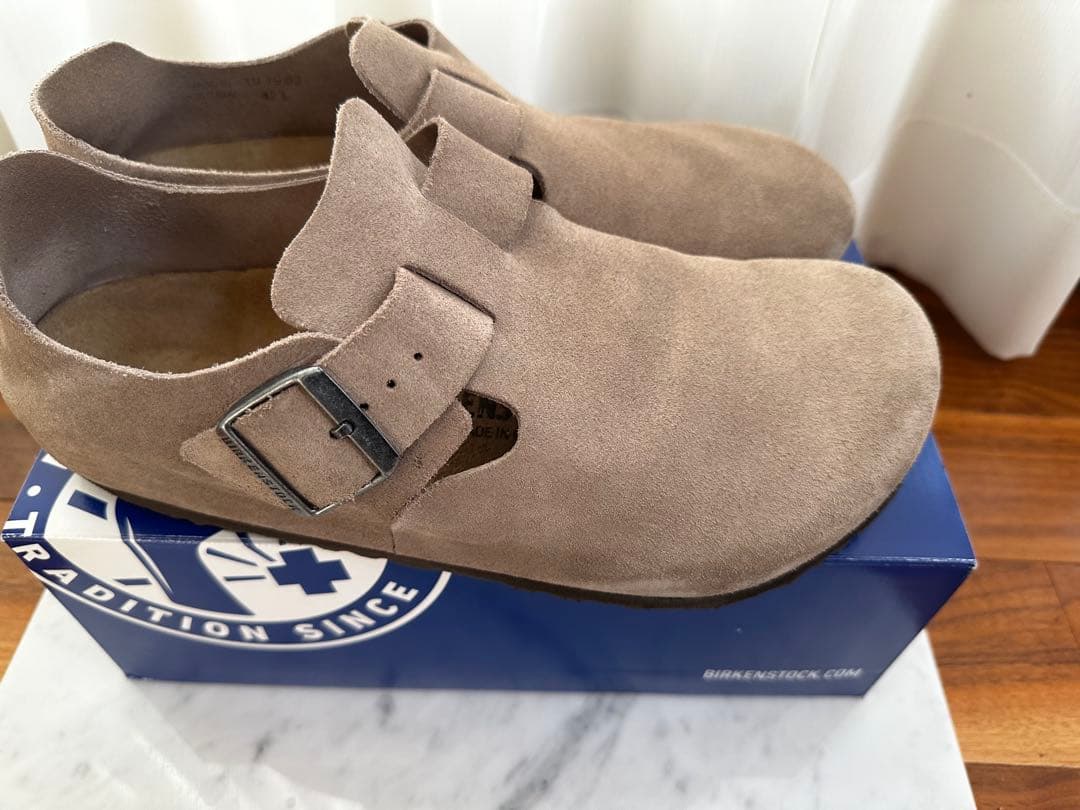 BIRKENSTOCK ベージュ ロンドン　スエード　42 27cm