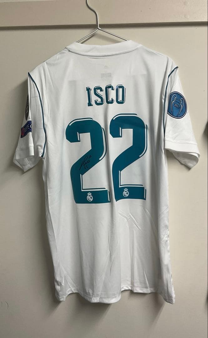 イスコ　レアル・マドリード　直筆サイン入り　2018　鑑定書付き　お値下げ可