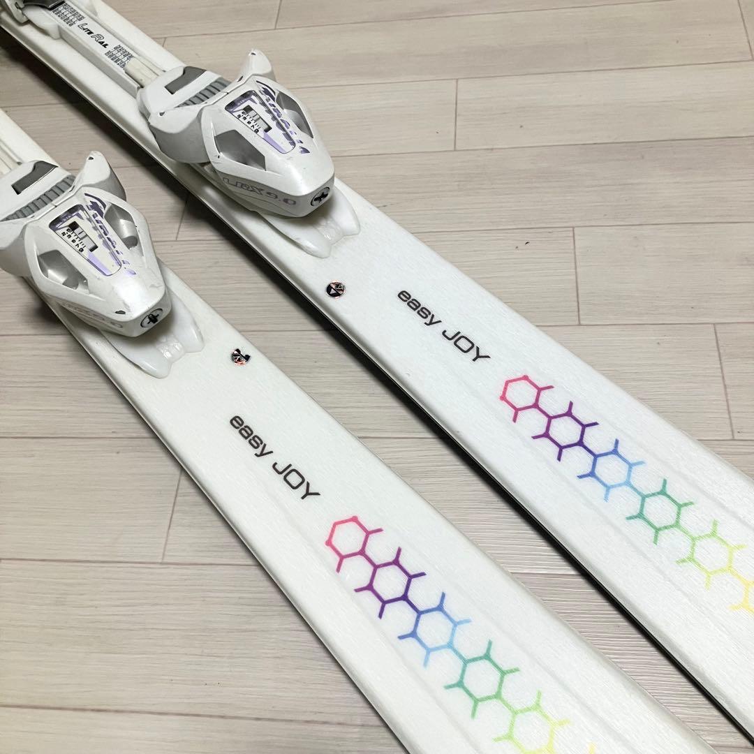 【良品】HEAD easy JOY ヘッド スキーセット142cm/ストック付