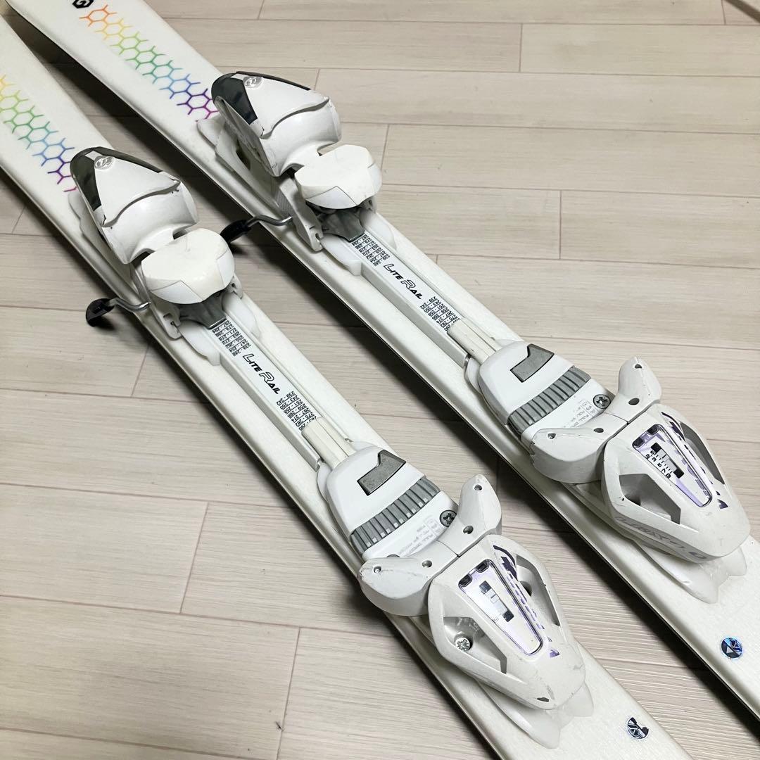 【良品】HEAD easy JOY ヘッド スキーセット142cm/ストック付