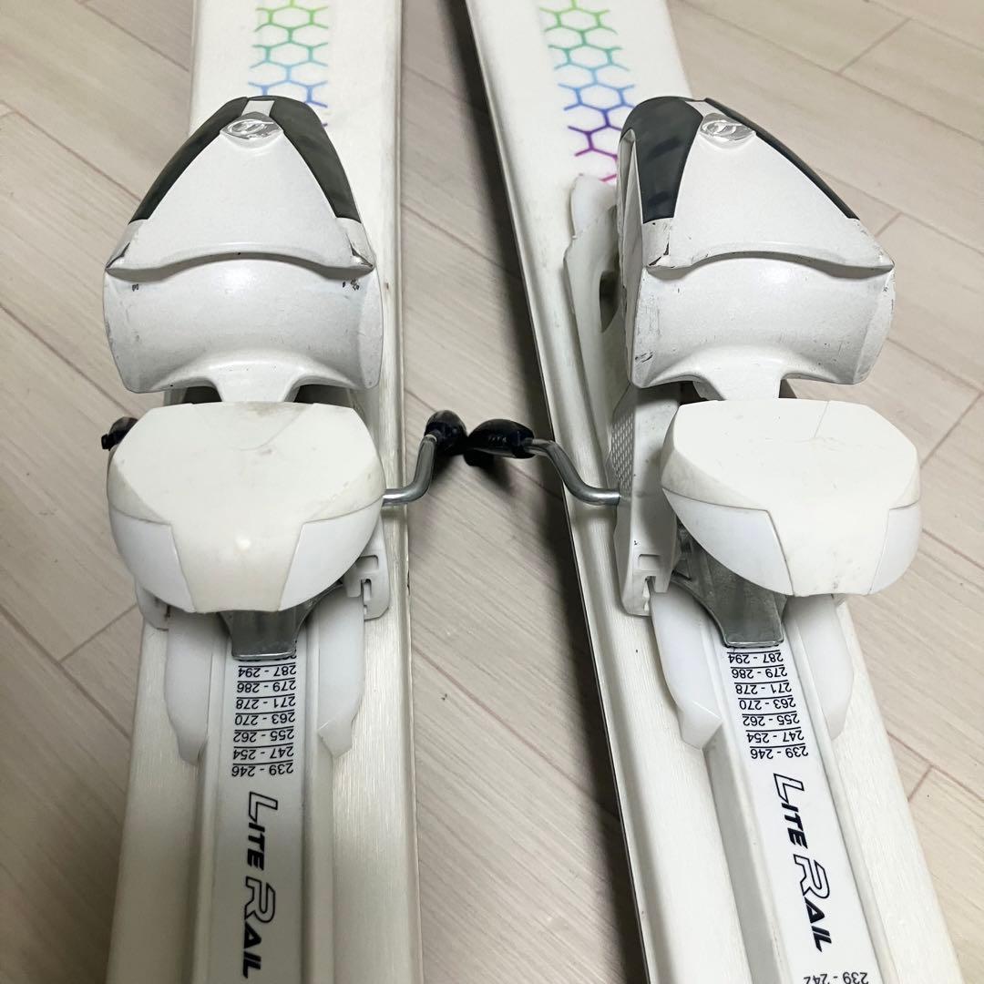 【良品】HEAD easy JOY ヘッド スキーセット142cm/ストック付