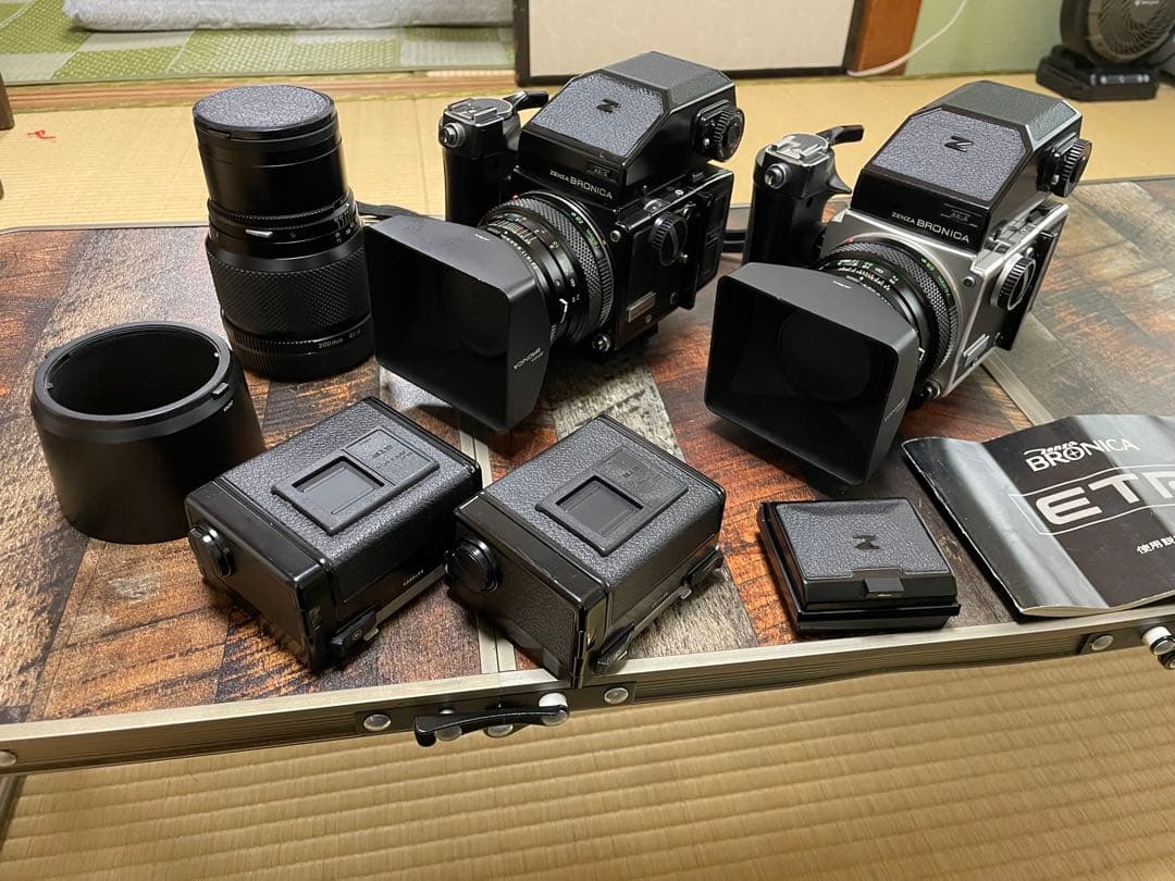 ブロニカ ETR フィルムカメラセット　２台セット